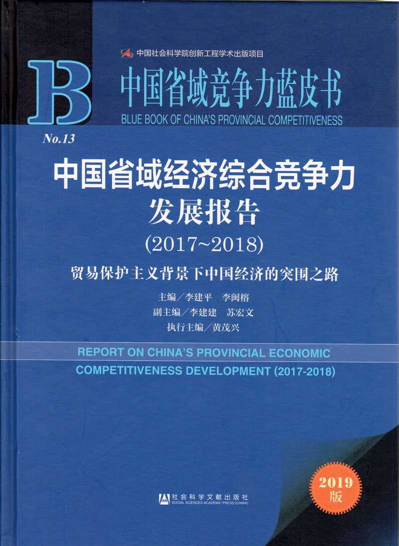 操逼猛片免费中国省域经济综合竞争力发展报告（2017-2018）